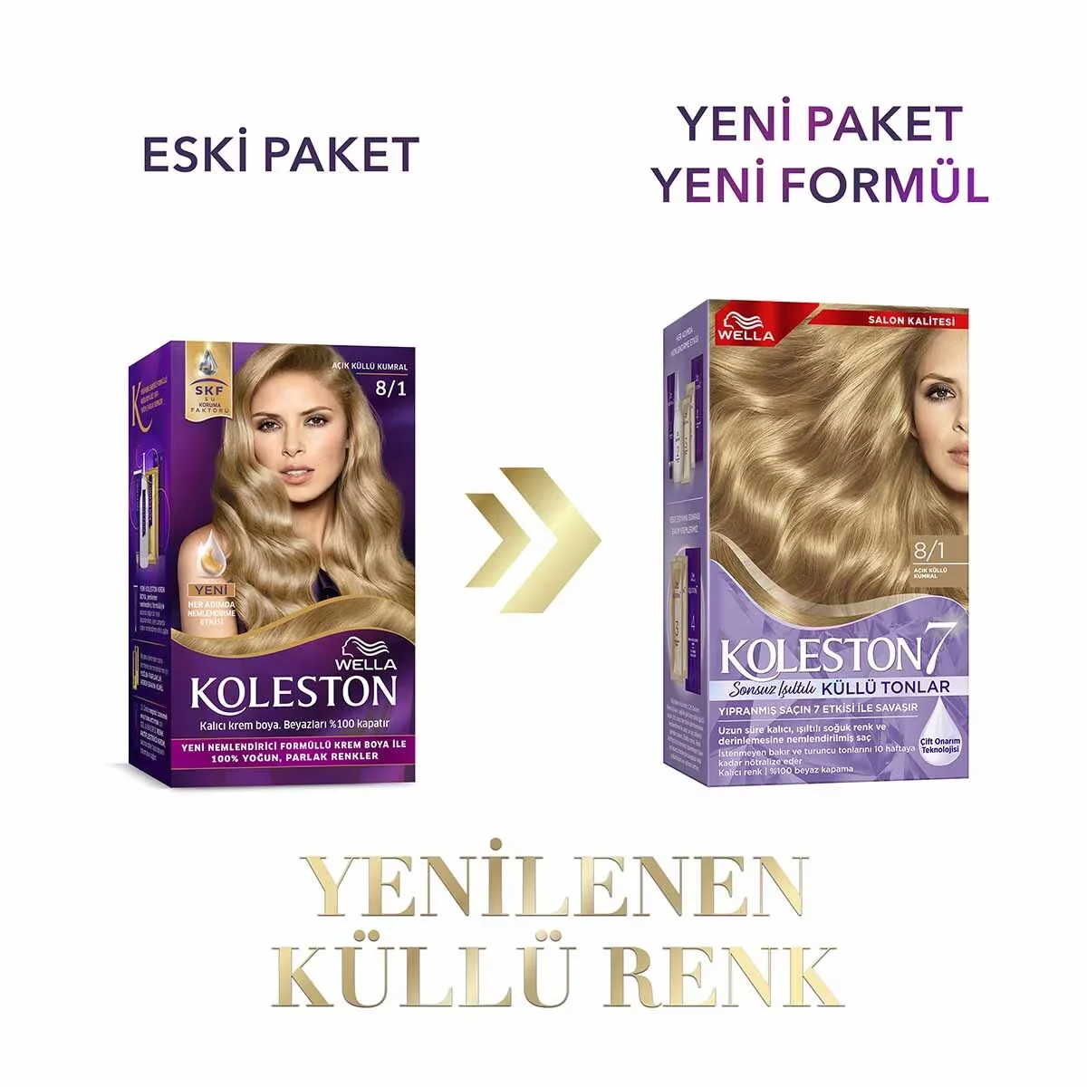 Краска для волос Wella Koleston Supreme 8/1 светлый пепельный блондин