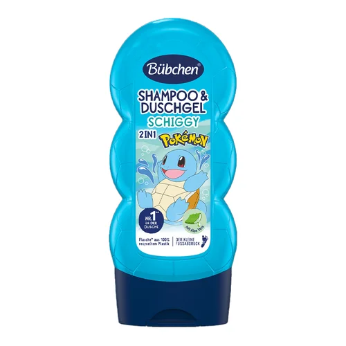 Bübchen Kids Shampoo And Shower Gel 2 in 1 pokemon Schiggy 230 ml