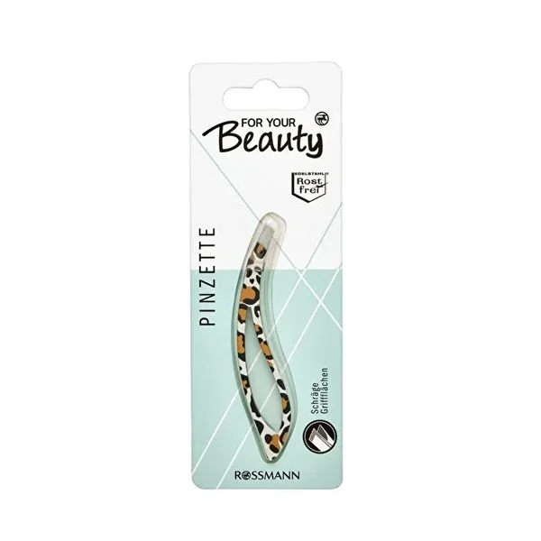 For Your Beauty Soft Touch Tweezers - 1 Piece, 2 Models Available