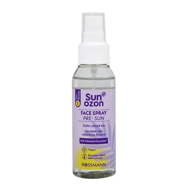 Sunozon Purple Pre-Sun Face Spray - Vegan Tan Support 100ml