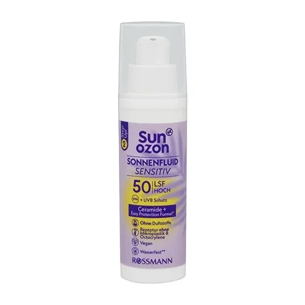 Sunozon Purple Vegan Face Cream SPF 50 - 50ml Moisturizer