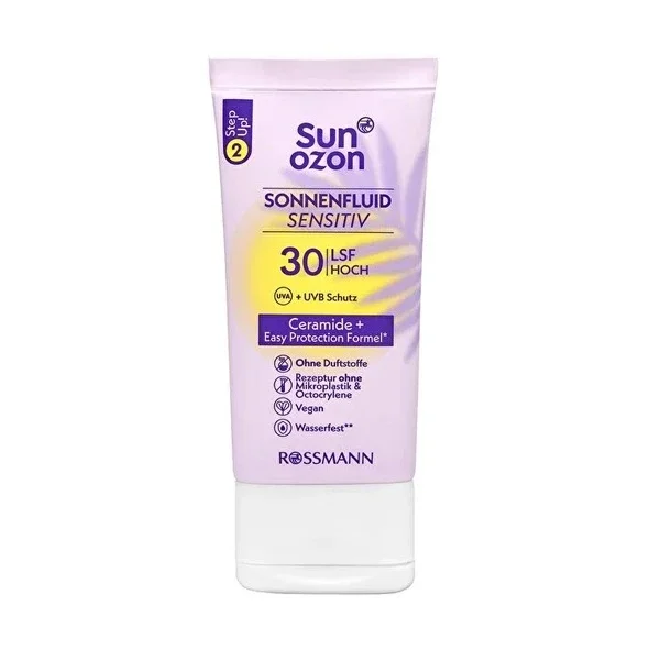 Sunozon Purple Face Cream SPF 30 - Vegan Moisturizer 50ml