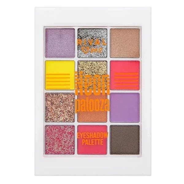 Rival Loves Me Neon Palooza Eyeshadow Palette 9g - Crystal Colors
