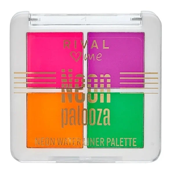 Rival Loves Me Neon Water Liner Palette - Intense Colors
