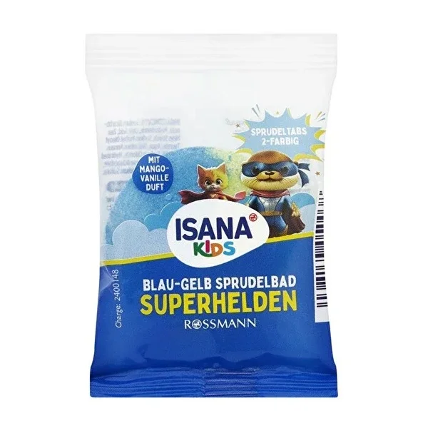 Isana Kids Foaming Bath Tablet - Blackberry-Vanilla Fun