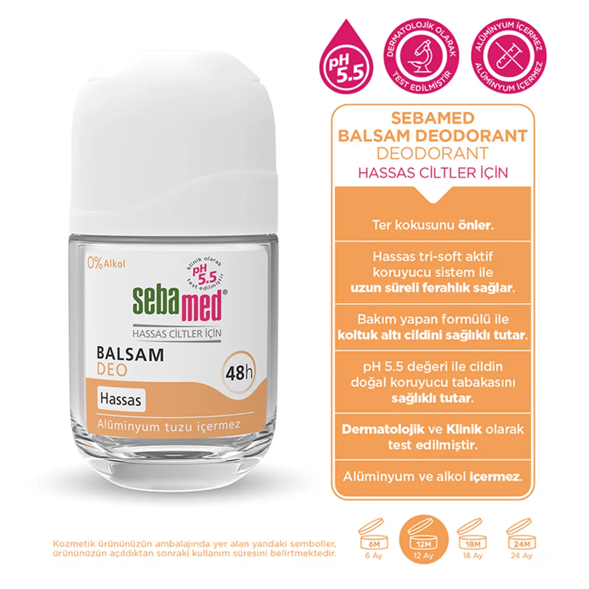 Sebamed Deodorant Roll-On Balsam 50 ml
