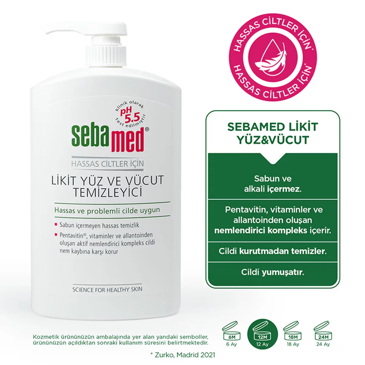 Sebamed Liquid Face And Body Cleansing Gel 1000 ml