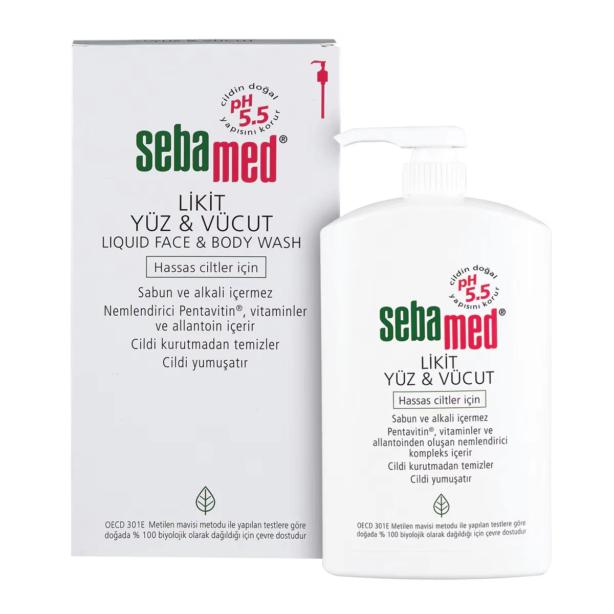Ощутите чистую, мягкую кожу с гелем Sebamed для лица и тела