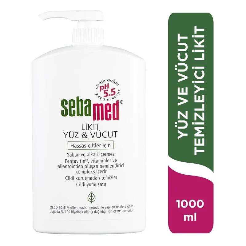 Ощутите чистую, мягкую кожу с гелем Sebamed для лица и тела