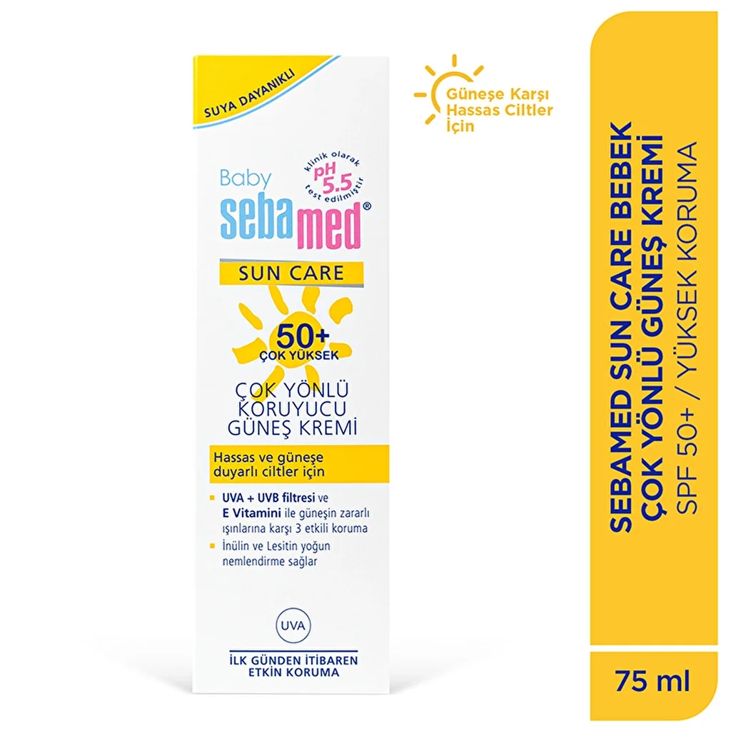 Schützen Sie Babyhaut: Sebamed Sonnencreme LSF 50