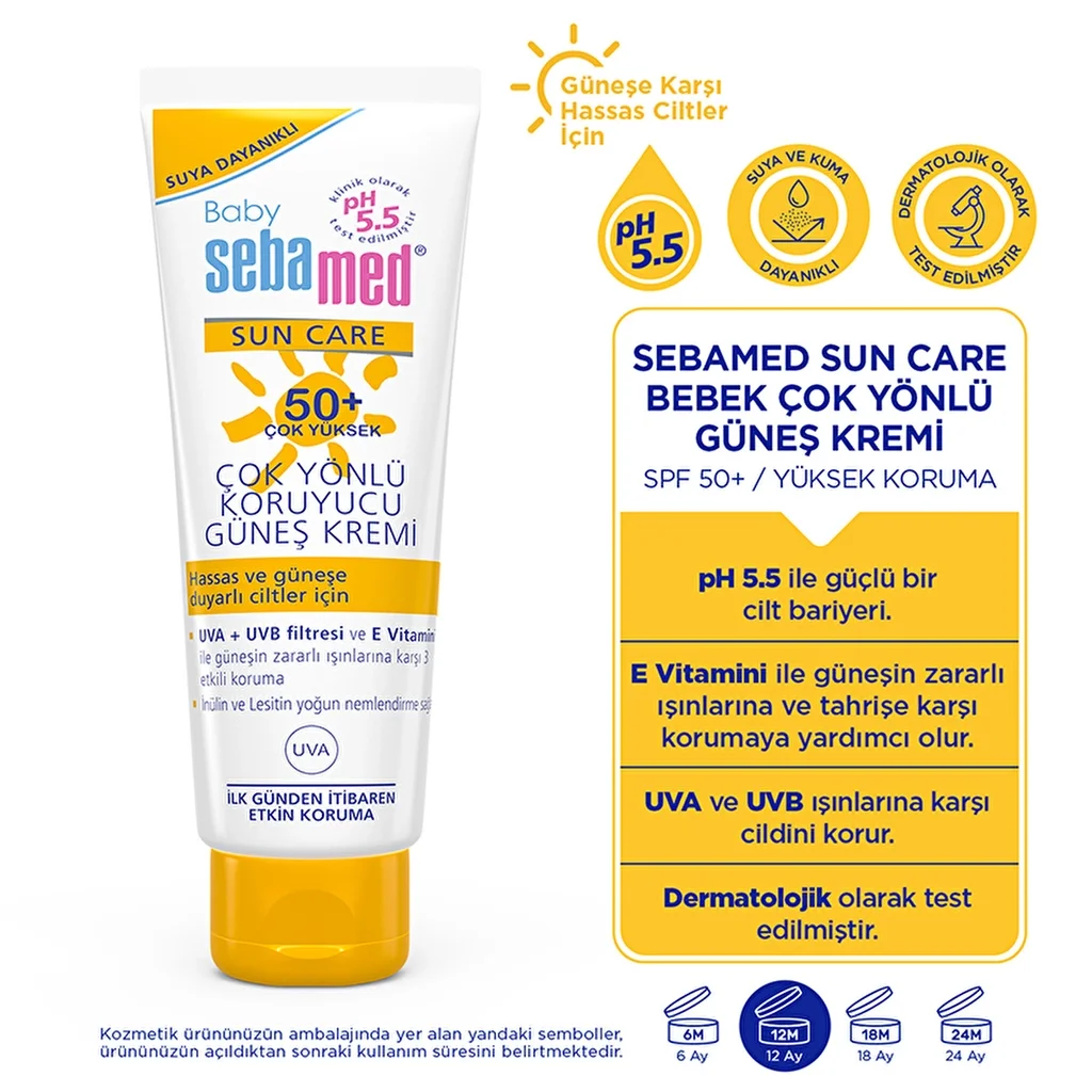 Schützen Sie Babyhaut: Sebamed Sonnencreme LSF 50