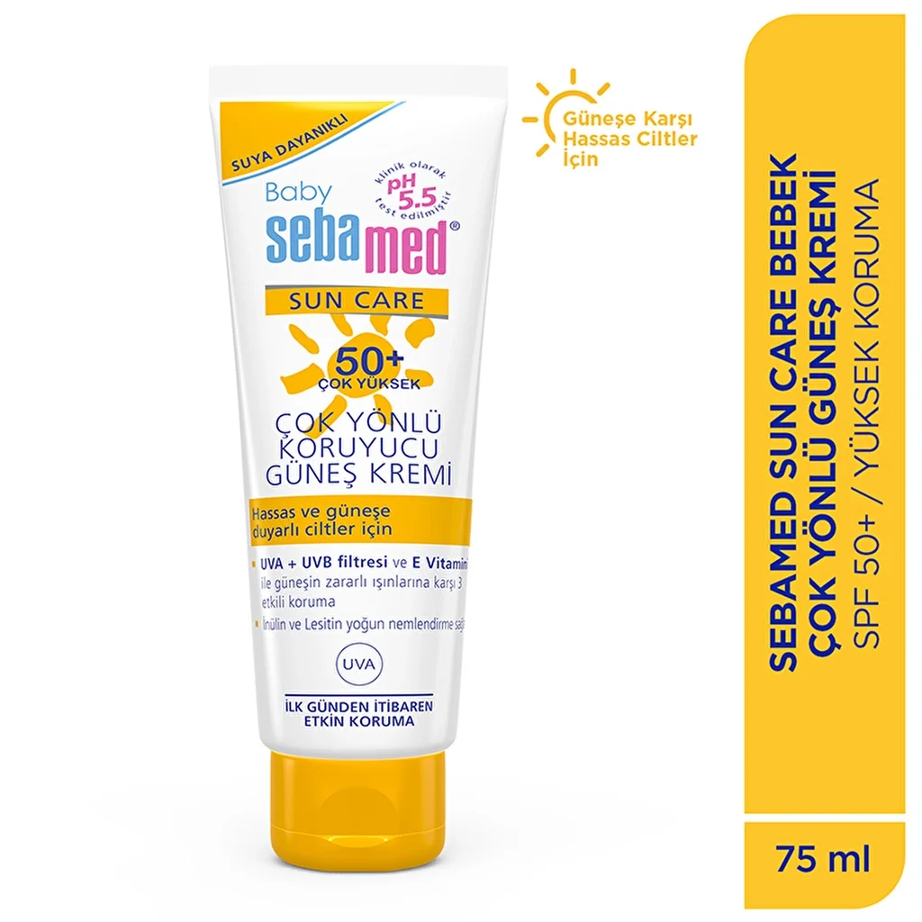 Schützen Sie Babyhaut: Sebamed Sonnencreme LSF 50