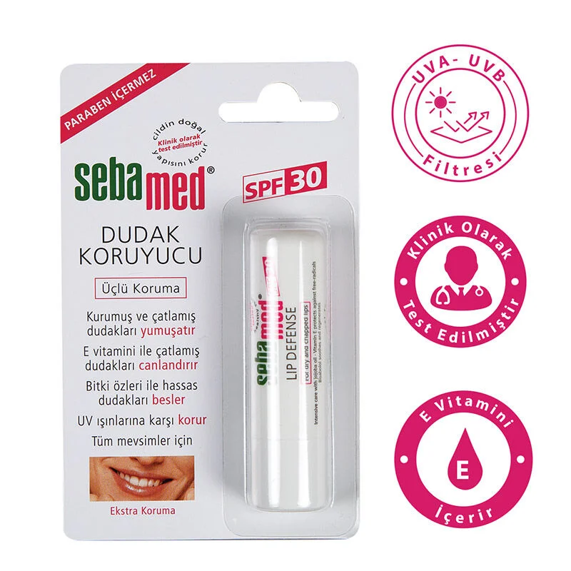 Себамед Крем для губ SPF 30 Тройной эффект 4.8 г