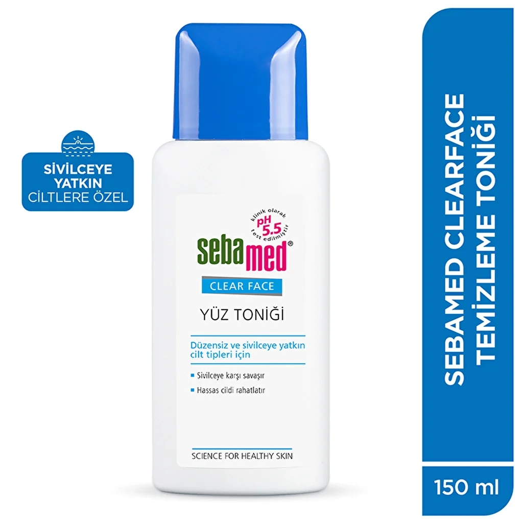 Очистите и сузьте поры с тоником Sebamed Clear Face