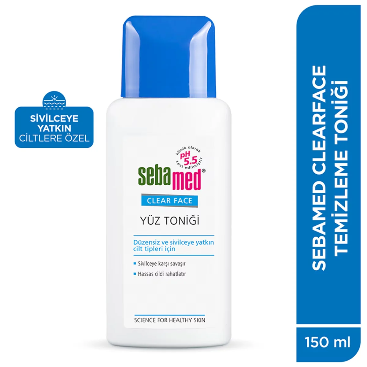Очистите и сузьте поры с тоником Sebamed Clear Face