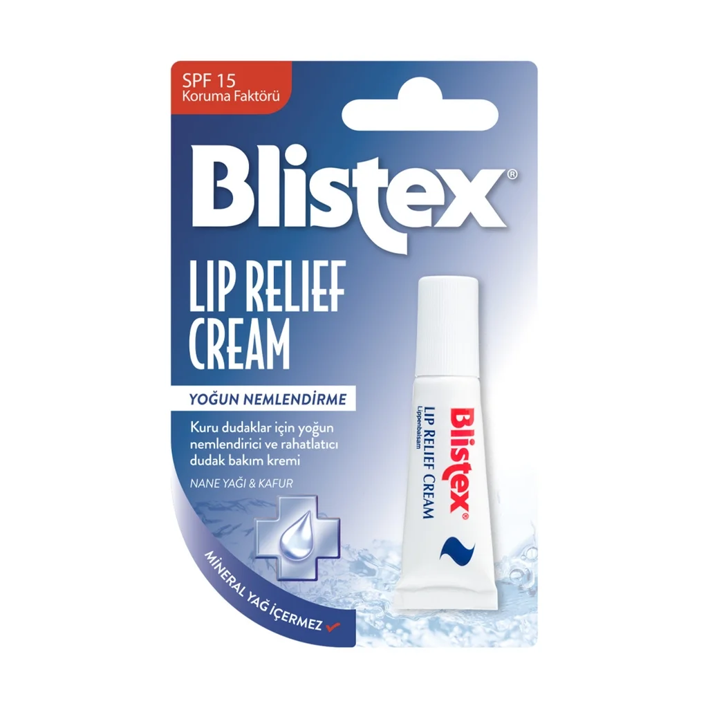 Blistex Lip Relief Cream SPF 15 - Moisturizing 6 ml Tube