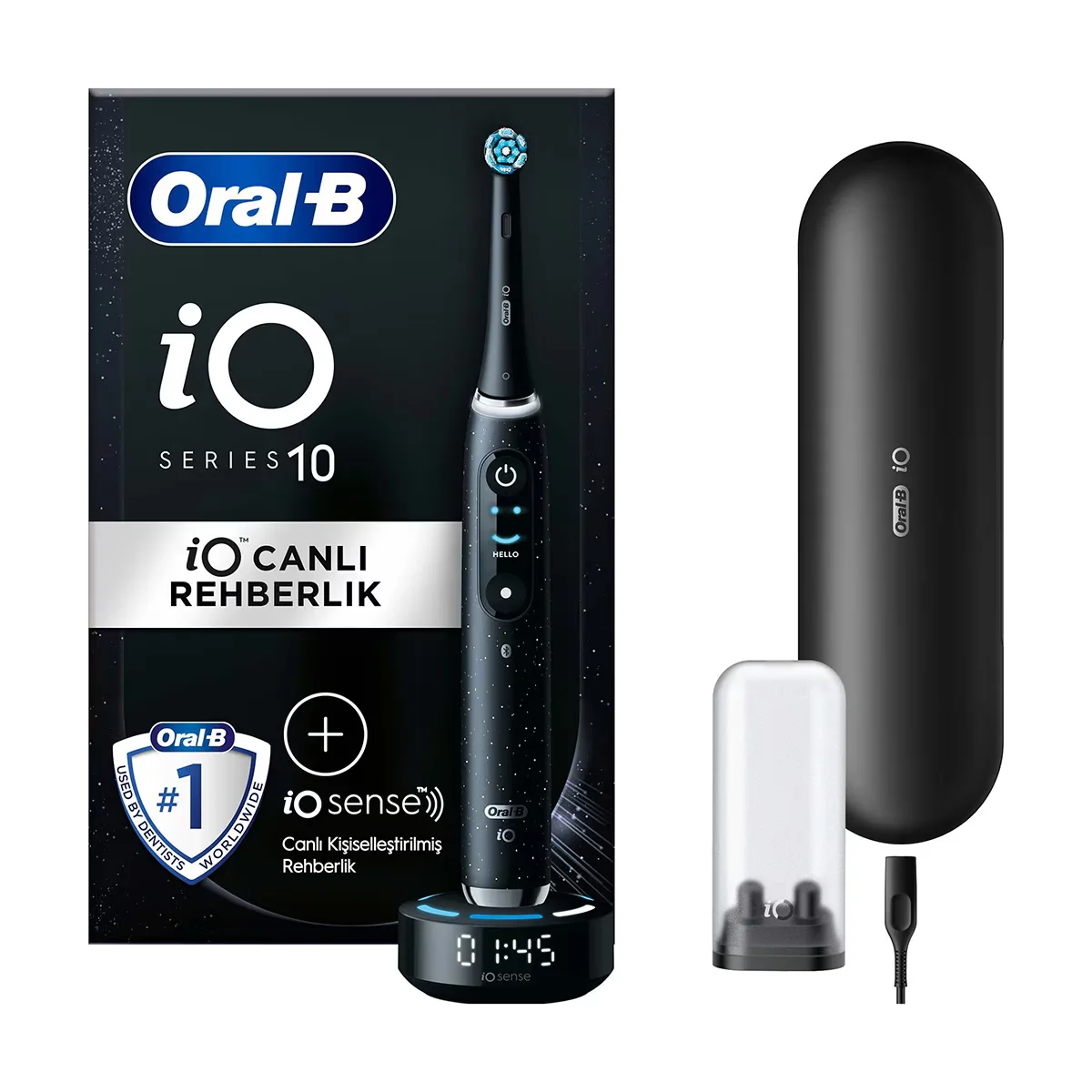 Oral-b Io10 rechargeable Toothbrush Black