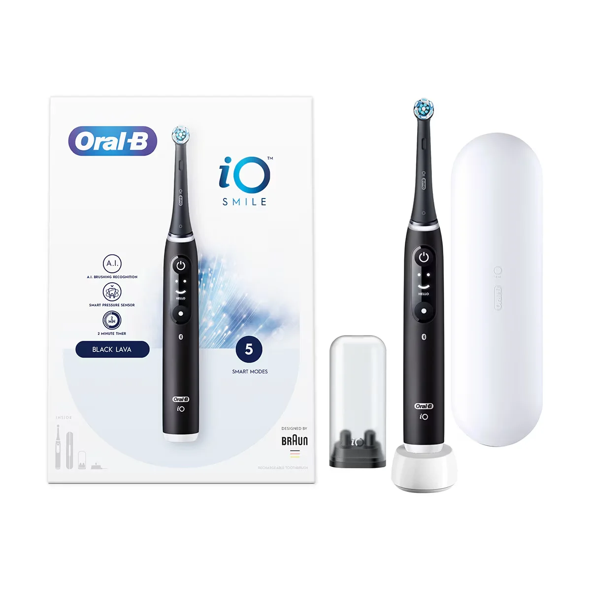 Oral-b Io6 rechargeable Toothbrush Black
