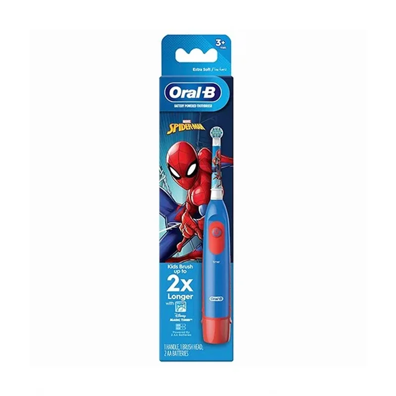 Oral-B Spider-Man Elektrische Zahnbürste für Kinder ab 3 Jahren