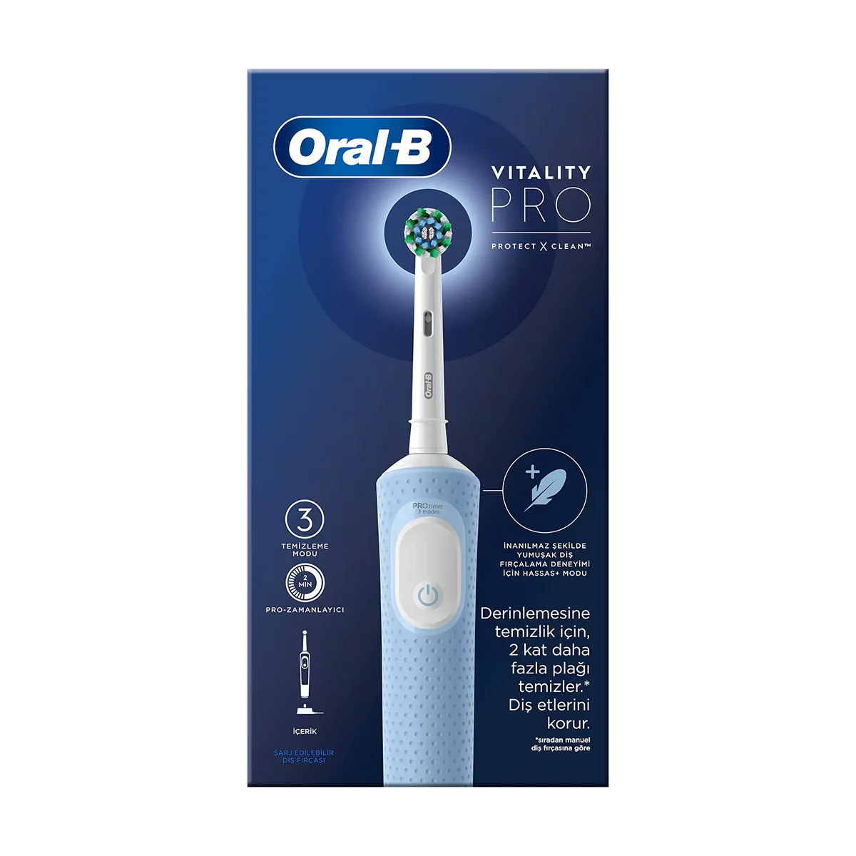 Oral-b Vitality Pro Protect Electric Toothbrush Blue