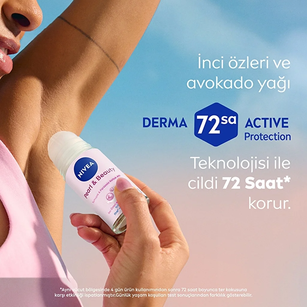 Nivea Pearl Beauty Damen Roll-On Deodorant 50ml
