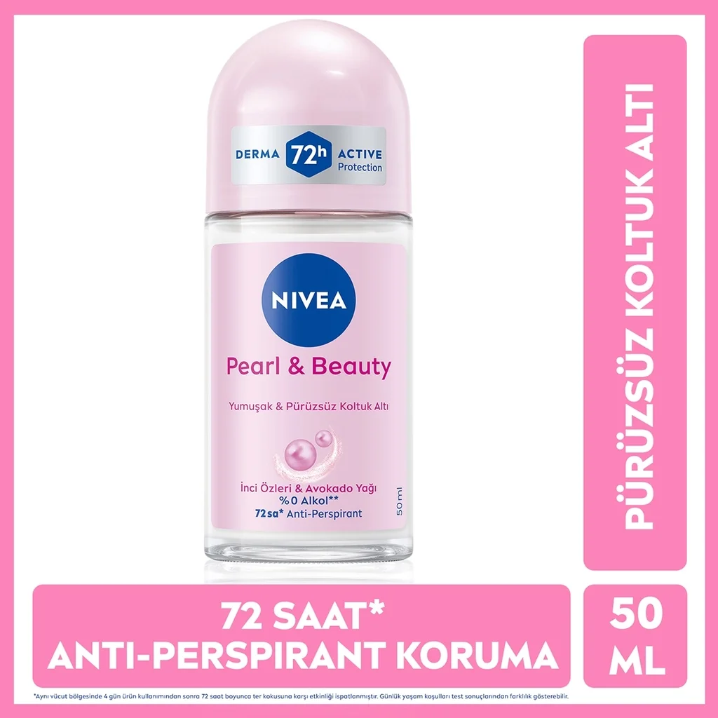 Nivea Pearl Beauty Damen Roll-On Deodorant 50ml