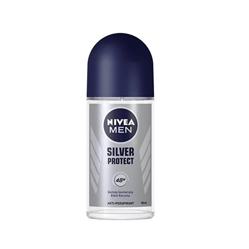 NIVEA نيفيا للرجال سيلفر بروتيكت رول اون 50 مل