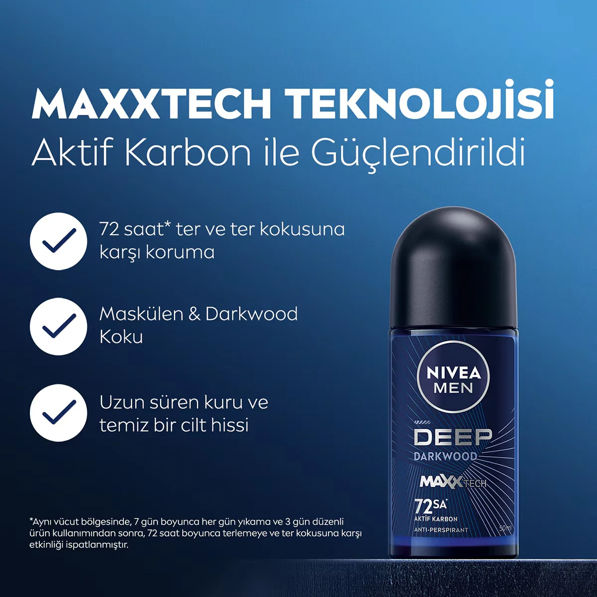 Nivea Men Deep Dimension Roll-On 50ml