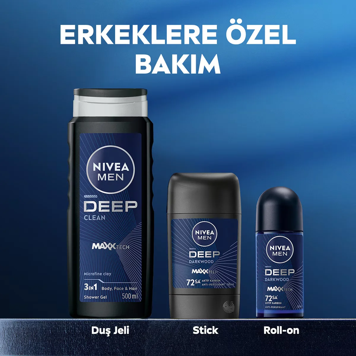 Nivea Men Deep Dimension Roll-On 50ml