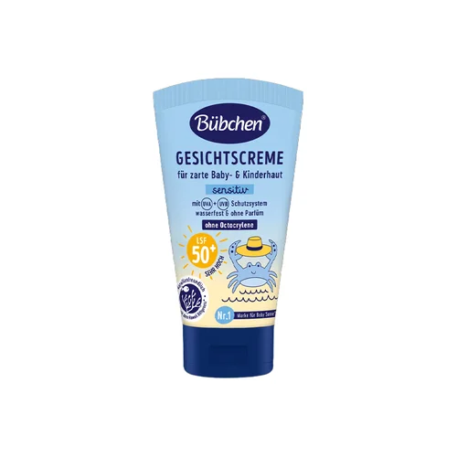 Bübchen Baby And Child Sensitive Sunscreen Face Cream Spf50 50 ml