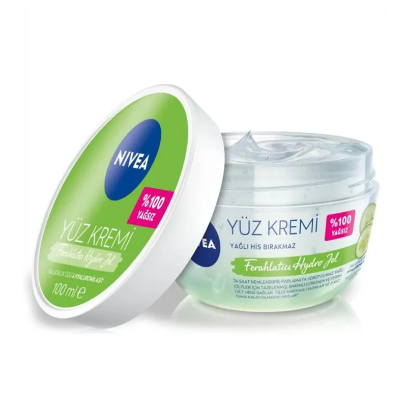 Nivea Refreshing And Moisturizing Hydro Gel Face Care Cream 100 ml Oily Skin