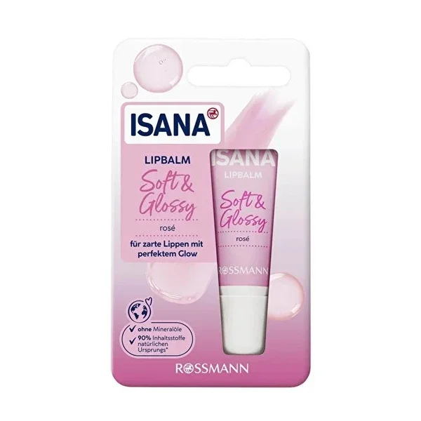 Isana Vegan Lip Care Cream with Almond Oil & Vitamin E 15g