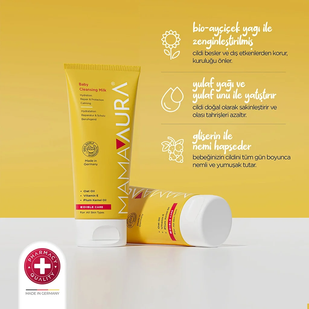 Mamaaura Pflegendes Babyreinigungsmilch 200 ml