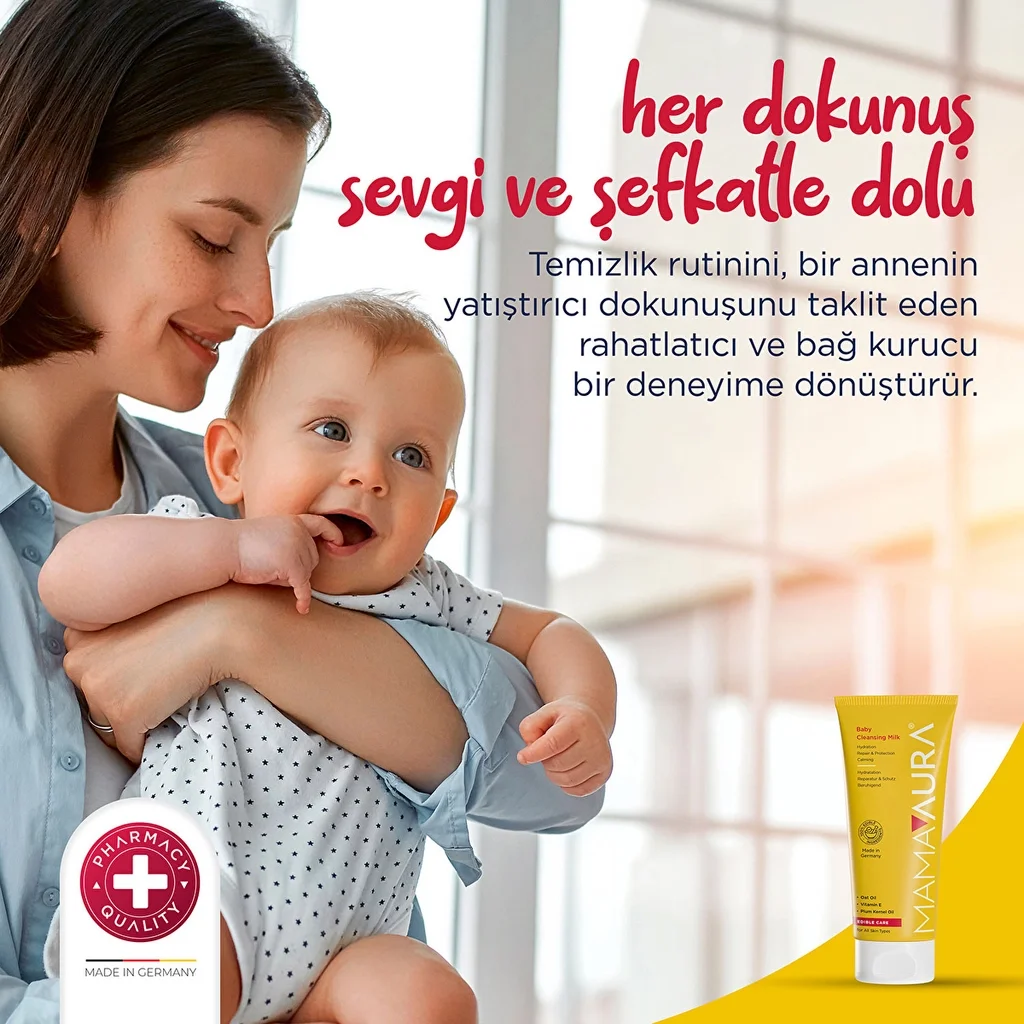 Mamaaura Pflegendes Babyreinigungsmilch 200 ml