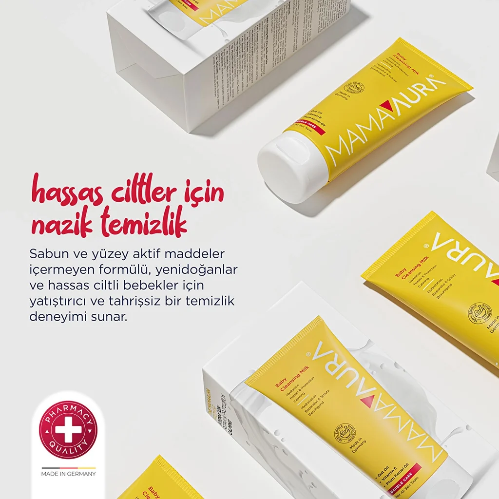 Mamaaura Pflegendes Babyreinigungsmilch 200 ml