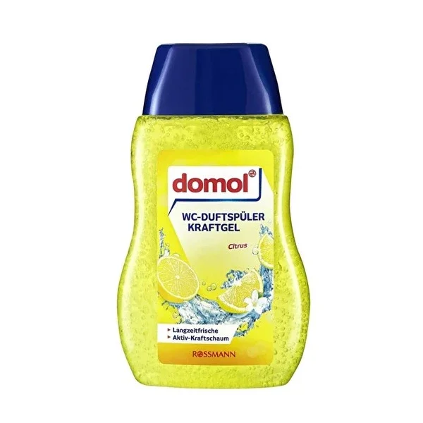Domol WC Fragrance - Gel, Hanging Bottle Lemon 200 ml