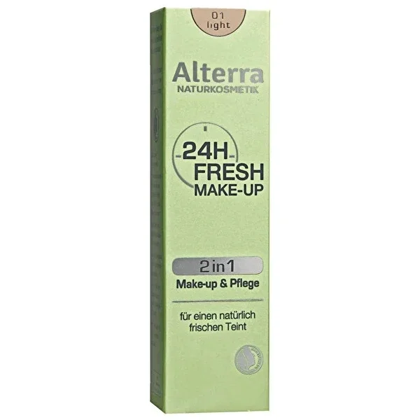 Alterra Foundation 24 Fresh 01 Light 30 ml