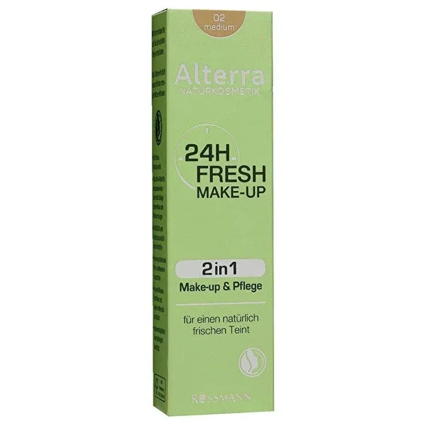 Alterra Foundation 24 Fresh 02 Medium 30 ml