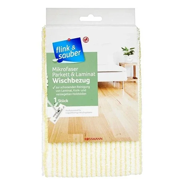Flink & Sauber Microfiber Mop Cover for Laminate and Parquet 1 pcs
