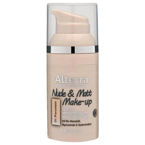 Alterra Matte Foundation No:01 Porcelain 30 ml