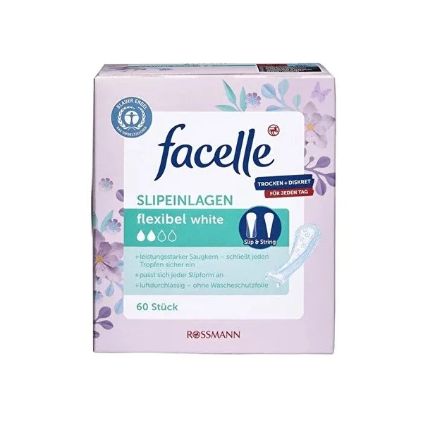 Facelle Daily Pad String Slip White 60's