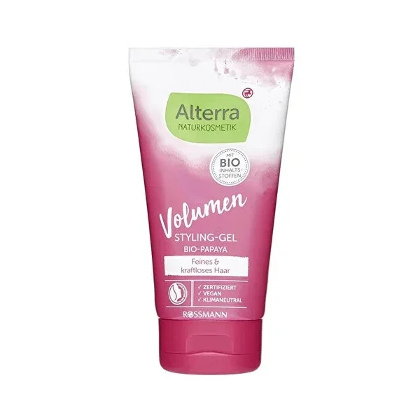 Alterra Vegan Styling Gel 150ml - Strong Hold, Nature Certified