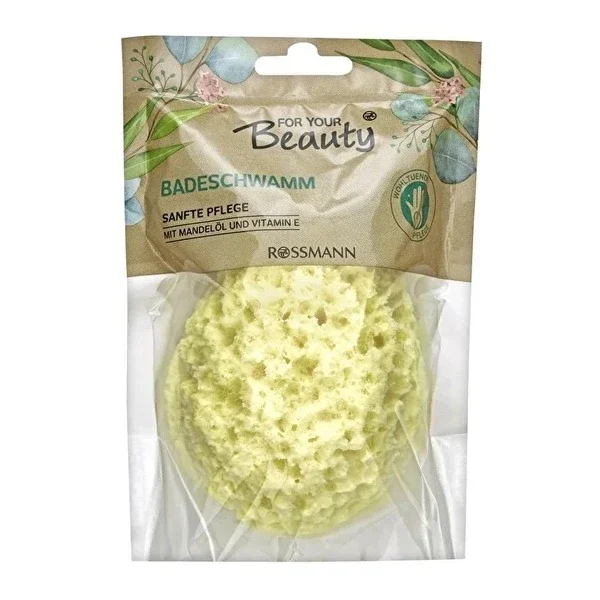 Губка для ванны с миндальным маслом и витамином E от For Your Beauty