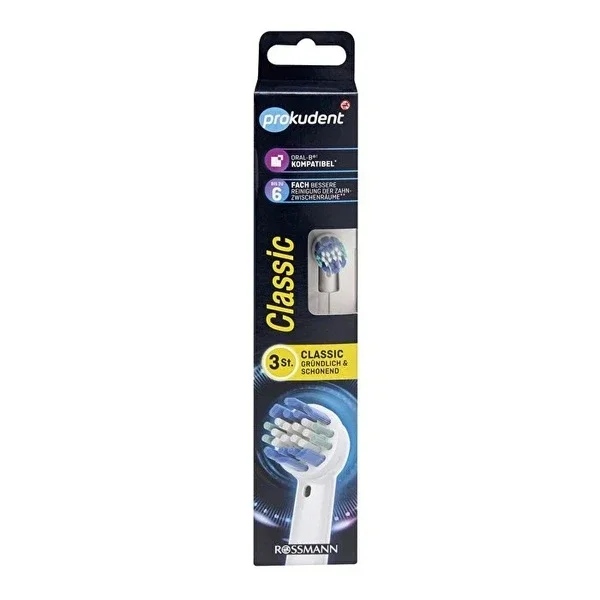 Prokudent Electric Toothbrush Spare Head 3-pcs