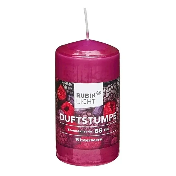 Rubin Licht Scented Cylinder Candle Winter Fruits 1 pcs