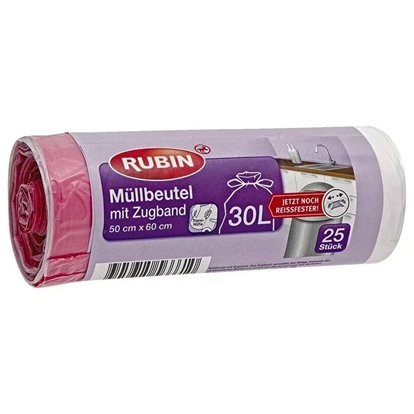 Rubin Garbage Bag Rope - 30 Liter 50x60 cm 25 pcs