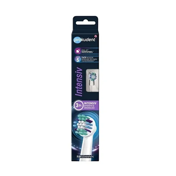 Prokudent Toothbrush Replacement Head Intensiv 3 pcs