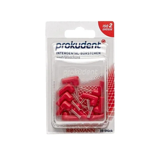 Prokudent Interdental Brush Set - 10 Gentle Cleaners, 2.6mm