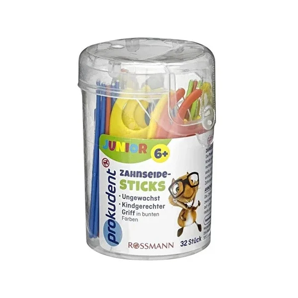 Prokudent Children's Dental Floss 32 pcs for Ages 6 and Up