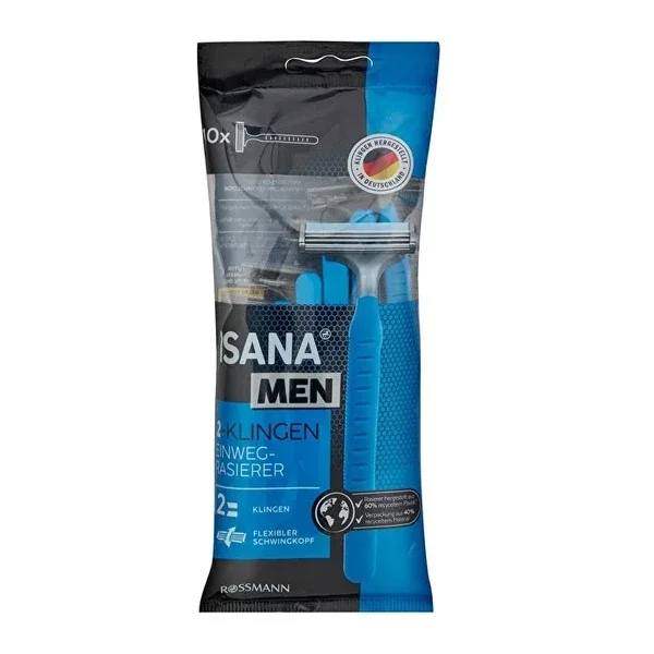 Isana Men Razor 2 Blade Disposable 10 pcs